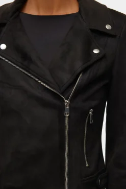 Mujer Vero Moda Chaquetas>Cazadora de ante con tachuelas