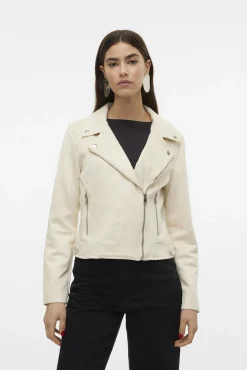 Mujer Vero Moda Chaquetas>Cazadora de ante con tachuelas