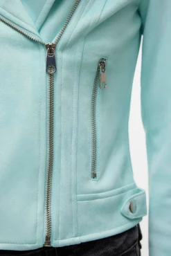 Mujer Vero Moda Chaquetas>Cazadora de ante con tachuelas