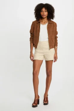 Mujer Morgan Chaquetas>Cazadora de antelina