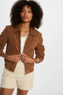 Mujer Morgan Chaquetas>Cazadora de antelina