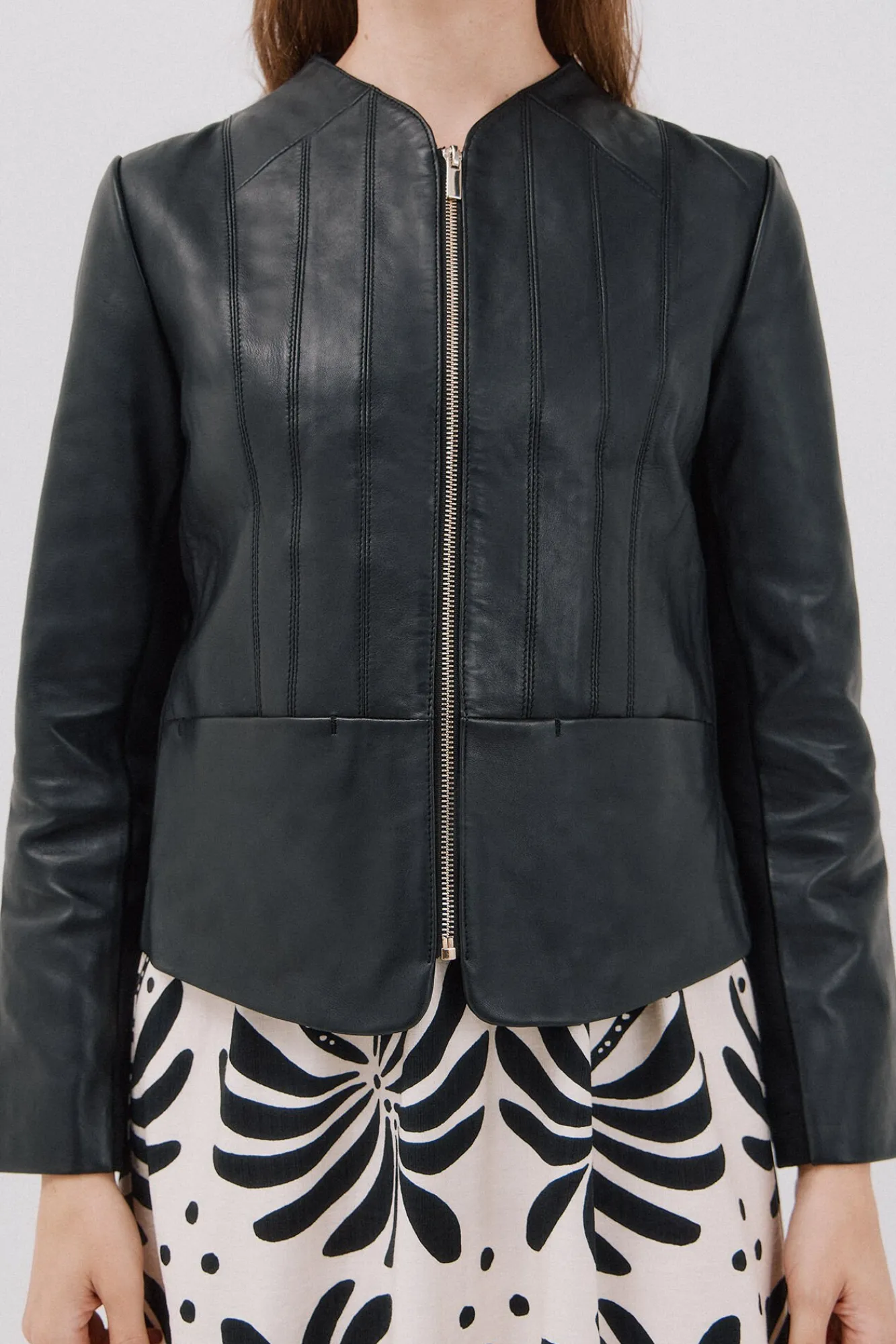 Mujer Cortefiel Chaquetas>Cazadora de piel biker