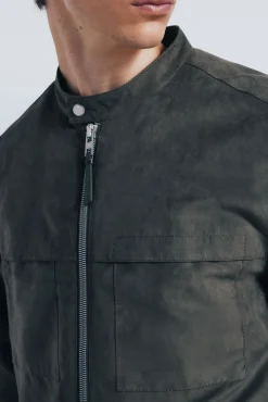 Hombre Springfield Chaquetas>Cazadora efecto ante