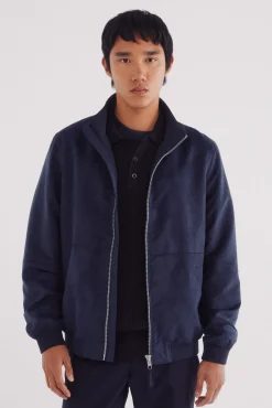 Hombre Springfield Chaquetas>Cazadora efecto ante