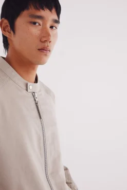 Hombre Springfield Chaquetas>Cazadora efecto ante microperforados