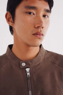 Hombre Springfield Chaquetas>Cazadora efecto ante microperforados