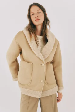 Mujer Cortefiel Chaquetas|Abrigos>Cazadora efecto doble faz