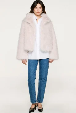 Mujer Selected Chaquetas|Abrigos>Cazadora efecto pelo