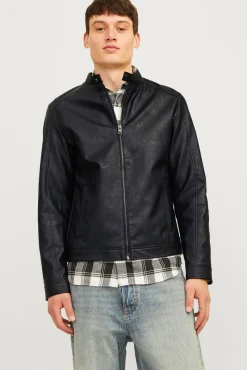 Hombre Jack & Jones Chaquetas>Cazadora efecto piel