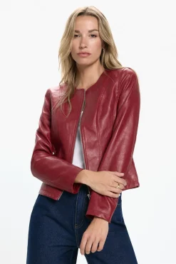 Mujer Vero Moda Chaquetas>Cazadora efecto piel