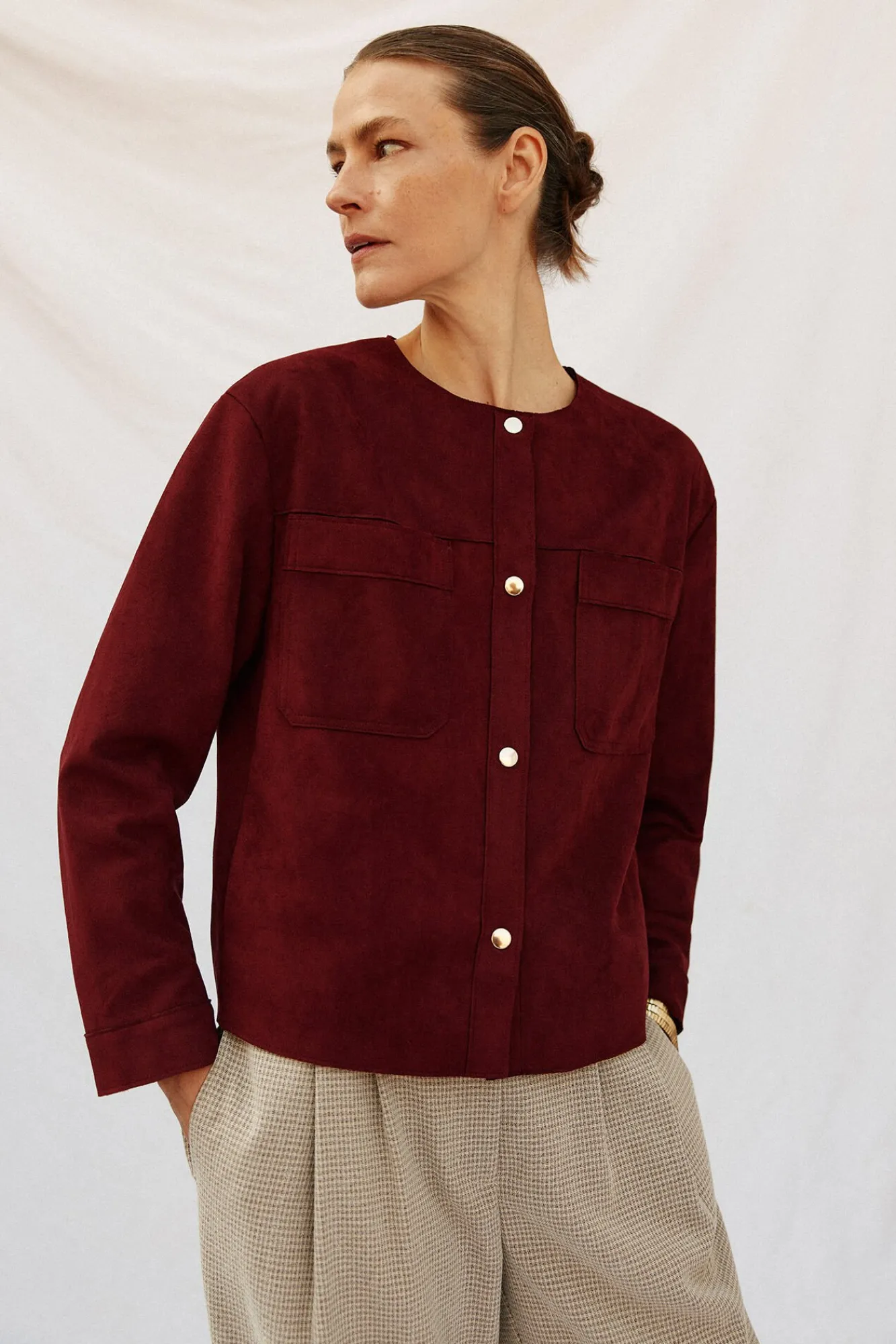 Mujer Cortefiel Chaquetas>Cazadora efecto piel