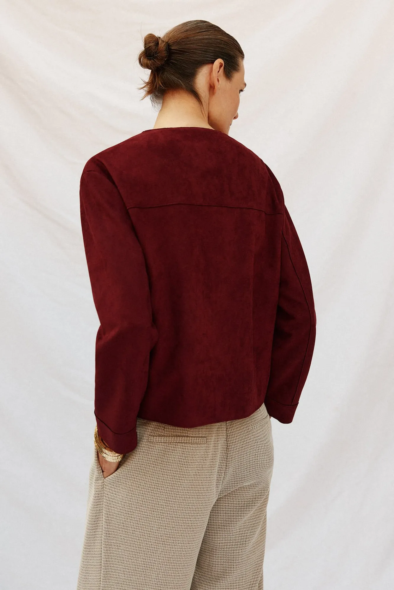 Mujer Cortefiel Chaquetas>Cazadora efecto piel