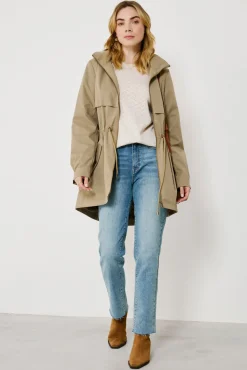 Mujer Vila Chaquetas|Abrigos>Cazadora parka con capucha