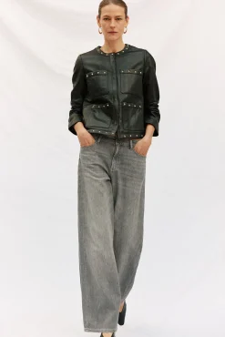 Mujer Cortefiel Chaquetas>Cazadora tachuelas