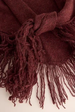 Mujer Pedro del Hierro Pañuelos Y Fulares>Chal de flecos triangular