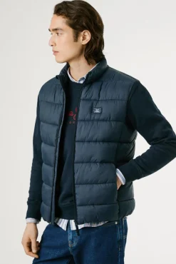 Hombre Pepe Jeans Chalecos|Plumíferos Ligeros>Chaleco Acolchado Cierre Cremallera