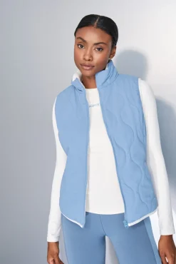 Mujer Dash and Stars Deporte|Chaquetas>Chaleco acolchado forrado