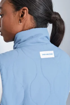 Mujer Dash and Stars Deporte|Chaquetas>Chaleco acolchado forrado