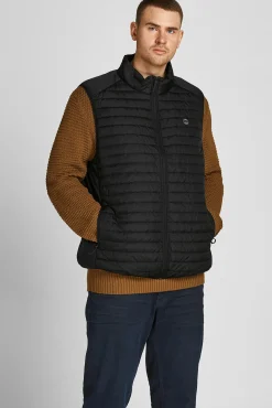 Hombre Jack & Jones PLUS Chalecos>Chaleco acolchado ligero PLUS
