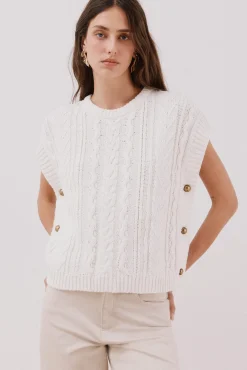 Mujer Cortefiel Chalecos>Chaleco botones laterales