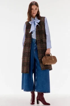 Mujer TFP by Tamara Falcó Chalecos>Chaleco de cuadros