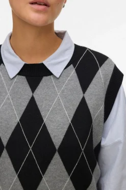 Mujer Vero Moda Chalecos>Chaleco de punto rombos