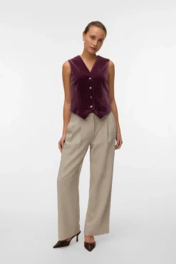 Mujer Vero Moda Chalecos|Chaquetas>Chaleco de terciopelo