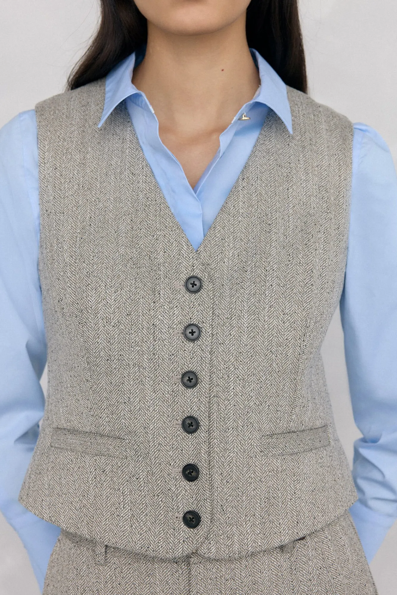 Mujer Pedro del Hierro Chalecos>Chaleco espiga