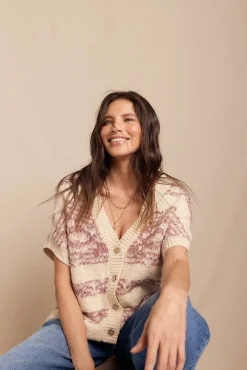 Mujer Slowlove Chalecos>Chaleco jacquard