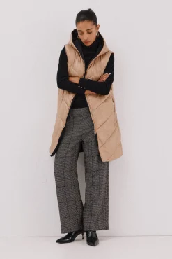 Mujer Cortefiel Chalecos|Abrigos>Chaleco largo reversible