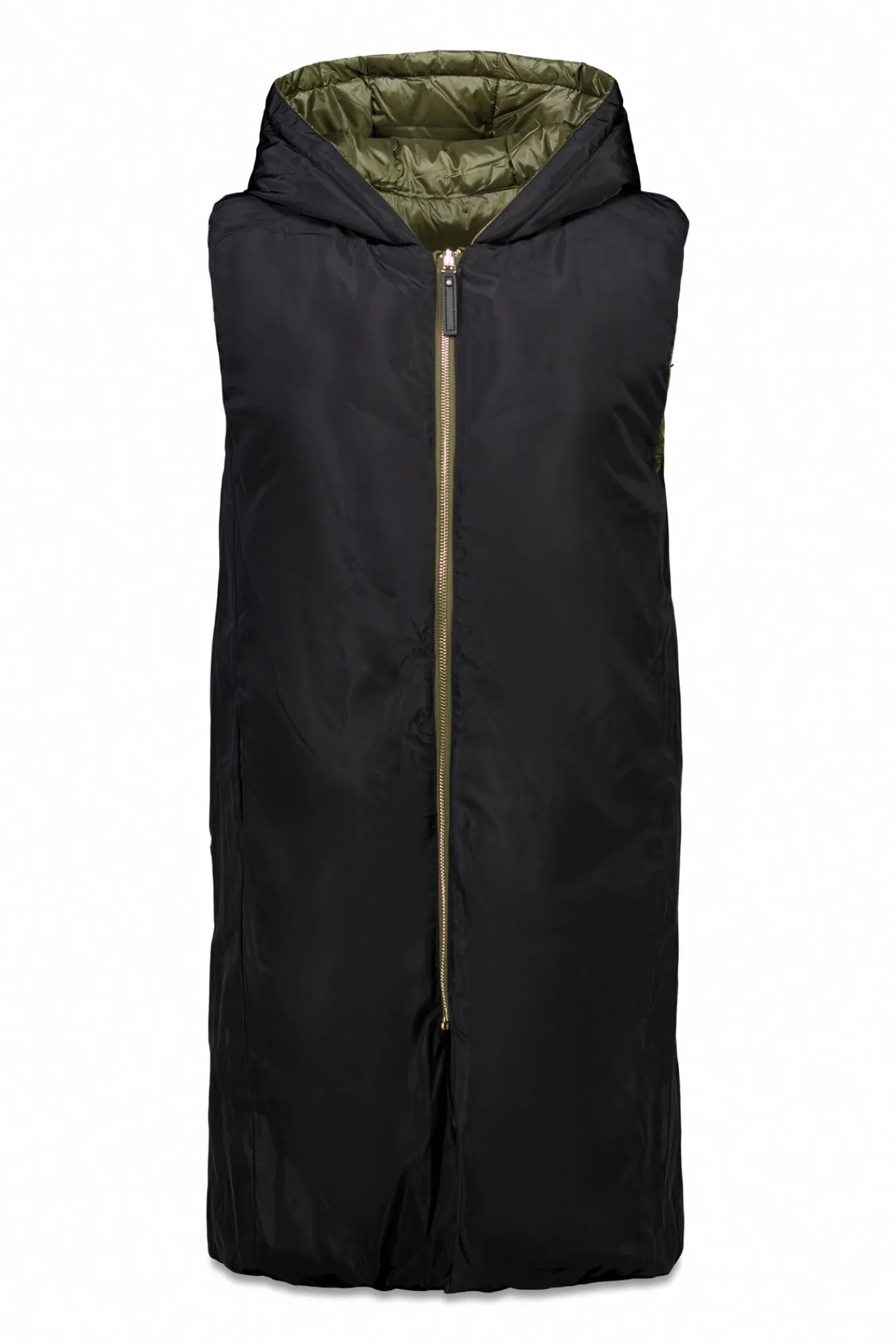 Mujer Cortefiel Chalecos|Abrigos>Chaleco largo reversible