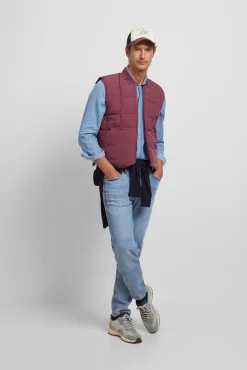 Hombre Silbon Chalecos>Chaleco tecnico cuadros