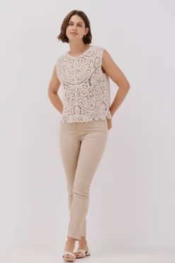 Mujer Cortefiel Chalecos|Jerséis>Chaleco tipo crochet