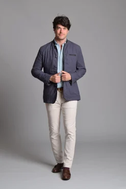 Hombre Cloking Chaquetas>Chaqueta Austriaca Lino y Ante