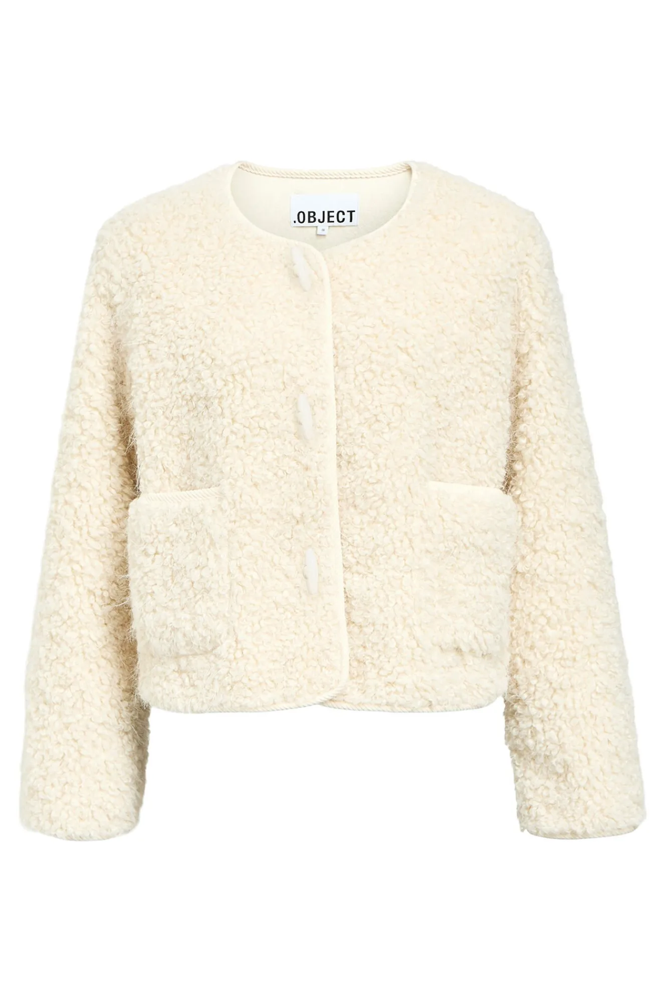 Mujer Object Chaquetas>Chaqueta borreguillo sintético