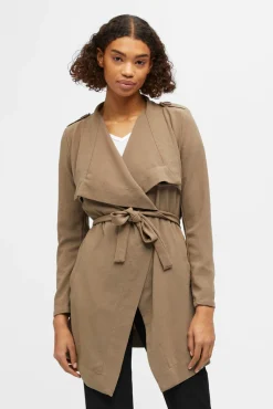 Mujer Object Chaquetas>Chaqueta con cinturón