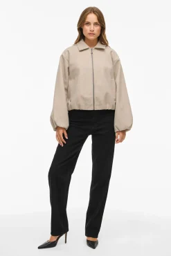 Mujer Vila Chaquetas>Chaqueta con mangas globo