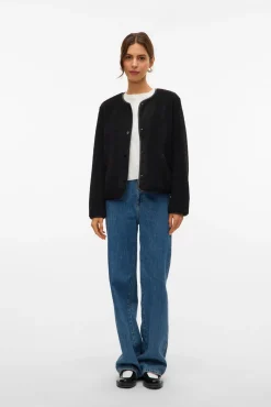 Mujer Vero Moda Jerséis|Chaquetas>Chaqueta corta borrego