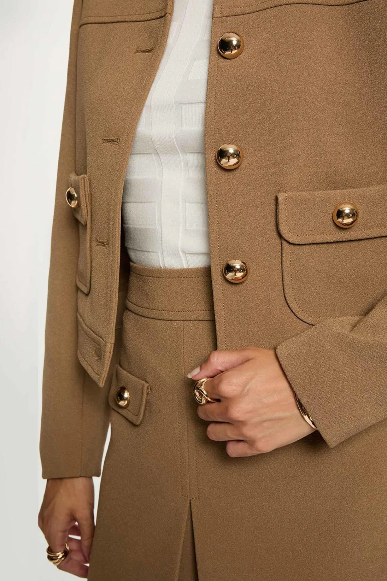 Mujer Morgan Chaquetas>Chaqueta corta de manga larga