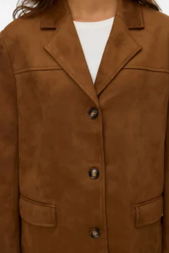 Mujer Vero Moda Chaquetas>Chaqueta corta efecto ante