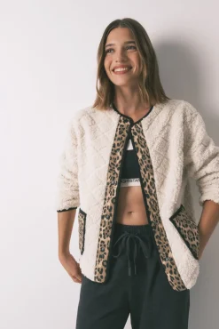 Mujer Women'secret Chaquetas>Chaqueta corta reversible animal print