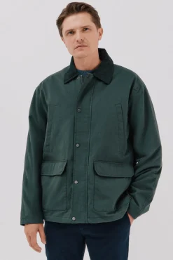 Hombre Cortefiel Chaquetas|Abrigos>Chaqueta cuello combinado