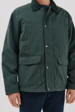 Hombre Cortefiel Chaquetas|Abrigos>Chaqueta cuello combinado