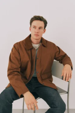 Hombre Cortefiel Chaquetas|Abrigos>Chaqueta cuello combinado