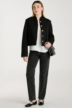 Mujer Vila Chaquetas>Chaqueta de paño con botones