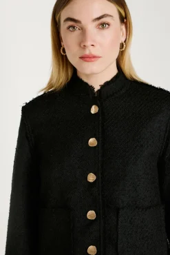 Mujer Vila Chaquetas>Chaqueta de paño con botones