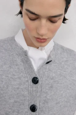 Mujer Pedro del Hierro Jerséis>Chaqueta de punto con detalles de ochos