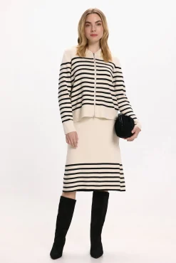 Mujer Vila Jerséis>Chaqueta de punto con viscosa