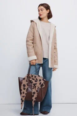 Mujer Springfield Chaquetas>Chaqueta doble faz capucha