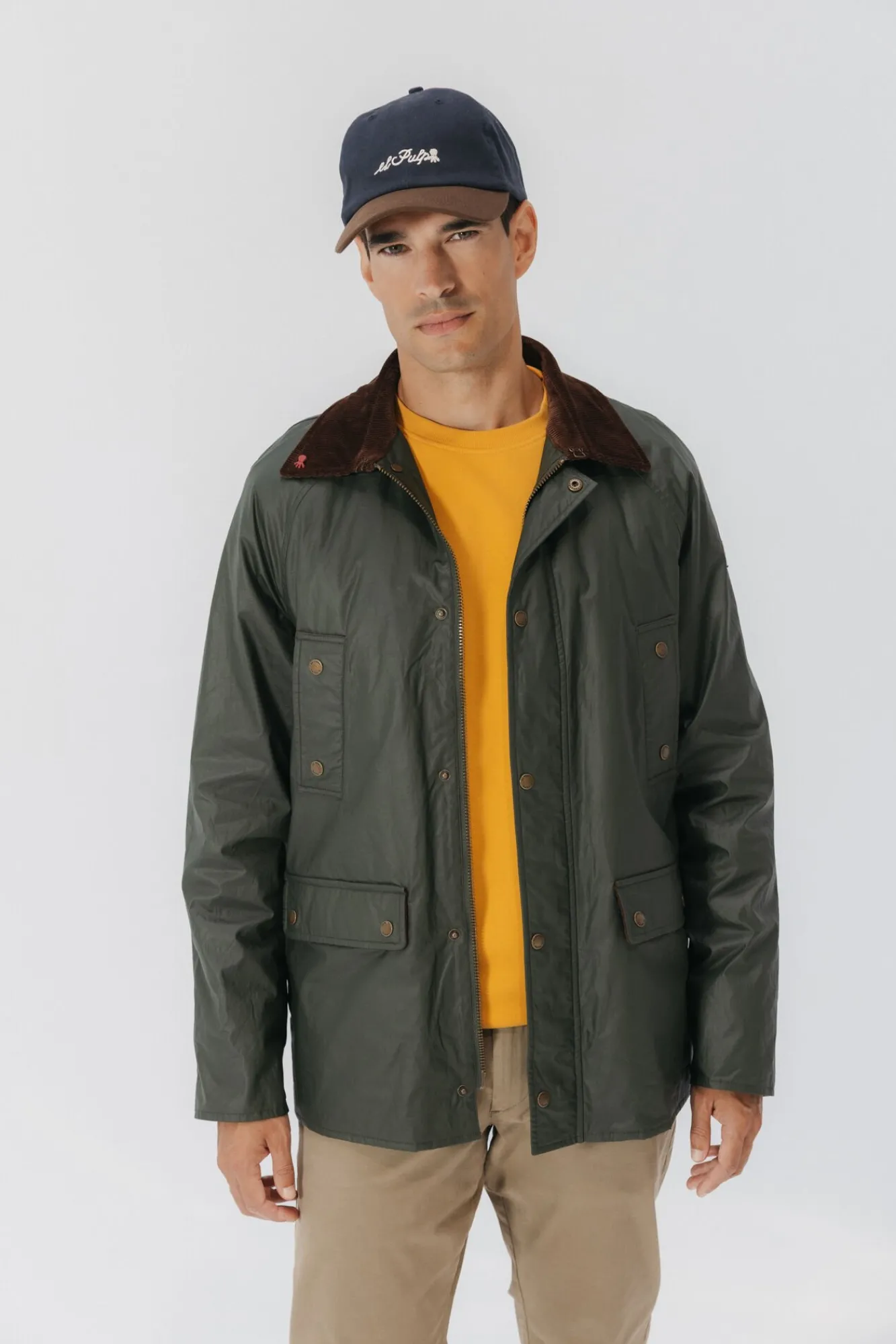 Hombre elPulpo Chaquetas>Chaqueta encerada heritage